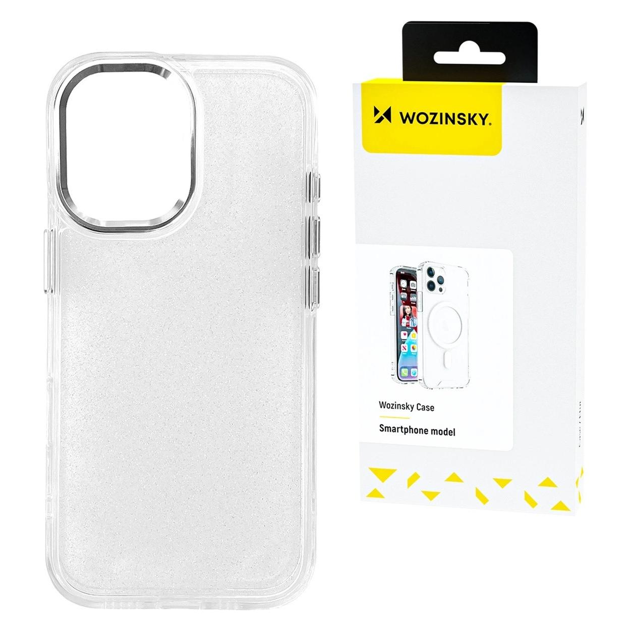 Wozinsky Glitter Case for Samsung Galaxy S25 Ultra - Clear with Glitter (Samsung Galaxy S25 Ultra) (5907769369339)