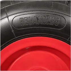 Relaxdays, Zubehör Gartenwerkzeug, 2x Sackkarrenrad