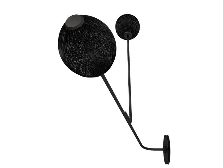GUBI Applique murale Satellite Soft black-semi mat