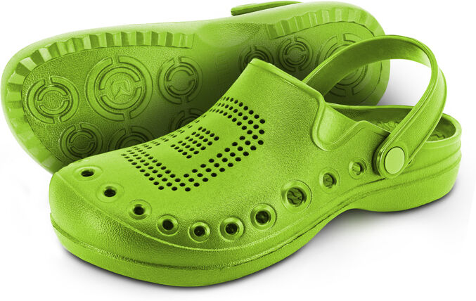 Sabots Delphin OCTO / vert lime 41 Green, Beige, Gray 41