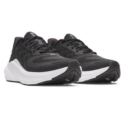 Laufschuh UNDER ARMOUR "UA Turbulence 3", Herren, Gr. 43, schwarz, schwarz, weiß, Synthetik, Textil, Schuhe Laufschuh, Gute Dämpfung