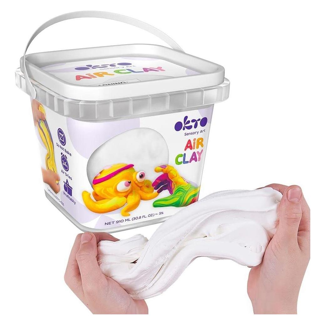 Memorysolution Set leichte Luftspielknete, weiss, 910 ml (54617579)