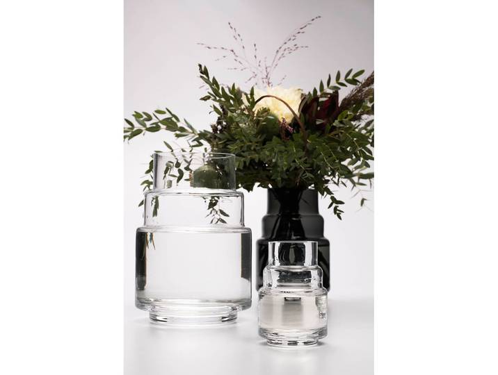 Vase Glimmer II 19 x 13cm Gris