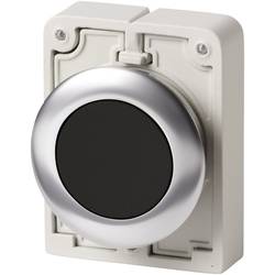 Eaton 182959 M30C-FD-S Drucktaster flach, rund, verchromt Knopf Schwarz 1 St. Piece