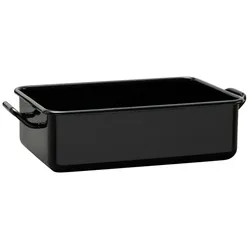 Riess Mini Back- und Servierform 23x15x7cm Schwarz Emaille
