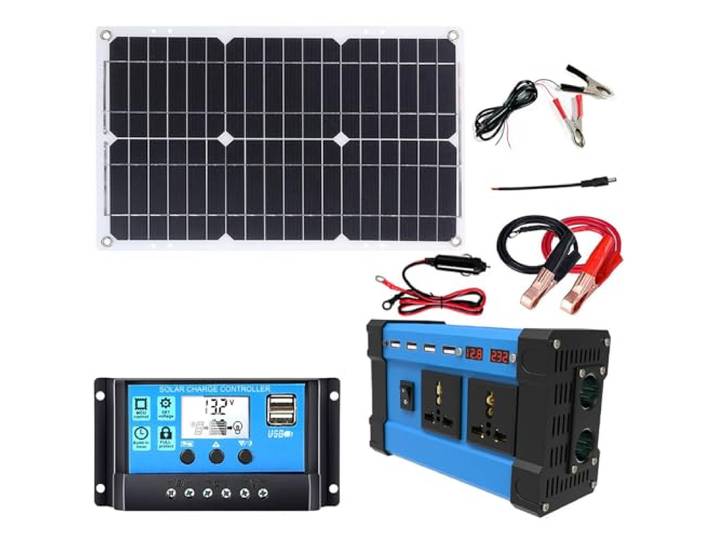 6000-W-Off-Grid-Solar-Kit mit 18-W-Panel und 30-A-PWM-Controller for Wohnmobile und Boote