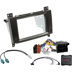  2-DIN Kit Mercedes Vito 2014-2024 Quadlock LFB/Antenne 