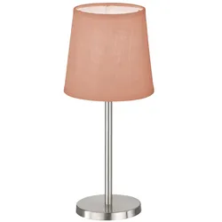 Tischleuchte Beistelllampe Nachttischlampe Schreibtischlampe Rose Chrom H 30 cm