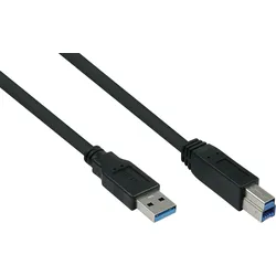 KM UK30PAB005S - USB 5 Gb/s Kabel, A Stecker auf B Stecker, 50 cm