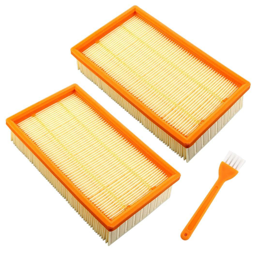 Selius 2 x platte vouwfilters voor ISS 35, ISS 35-S, ISS 45-M en ISS 55-S industriële waszuiger