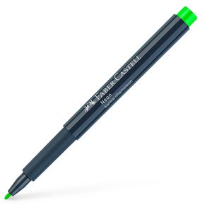 Faber-Castell Filzstifte 160863, Neon Marker, Strichbreite 1,5 mm, grün