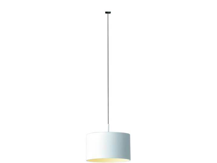 Bankamp Designer-Pendellampe Strada Pro Grand Metal weiss Aluminium/Acryl 1700 lm Dimmbar - LED - Lichtfarbe: Extra warmweiss- LED Energiesparlampe