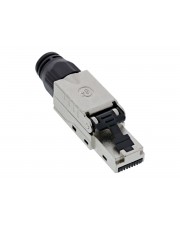 InLine RJ45 Stecker Cat.6A 500 MHz feldkonfektionierbar geschirmt Kunststoff (76204B)