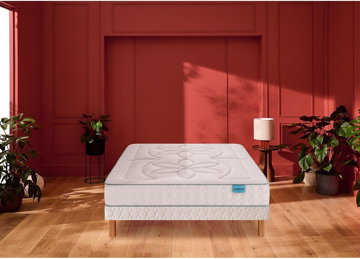 MERINOS Matelas latex, 7 zones, soutien ferme, accueil moelleux, COZYGREEN 2