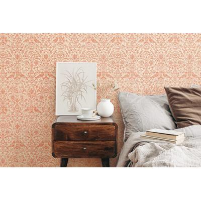 Vliestapete MARBURG "Baroque Beauty", rot, B:0,53m L:10,05m, Vlies, Tapeten, moderne Vliestapete für Wohnzimmer Schlafzimmer Küche