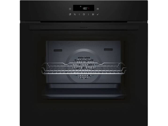 NEFF Backofen N 30 B2CCJ7AK3, Einbau-Backofen, Schwarz, EEK: A+, mit Teleskopauszug nachrüstbar, Pyrolyse-Selbstreinigung