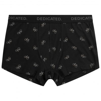 DEDICATED - Boxer Briefs Kalix Bike Pattern - Alltagsunterwäsche Gr M schwarz