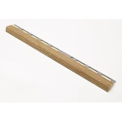 Havos Abschlussprofil "L" Holzdekor, Aluminium Länge 250 cm, Kantenhöhe 9 mm, ALDN9250