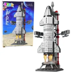 Bausteine Weltraumraketen-Startturm 107 Teile.