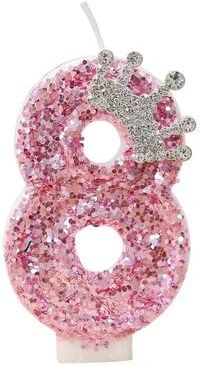 Uplift Picks Pink Princess Crown Number Candle Makes Birthday Cakes Feel Truly Royal #8
