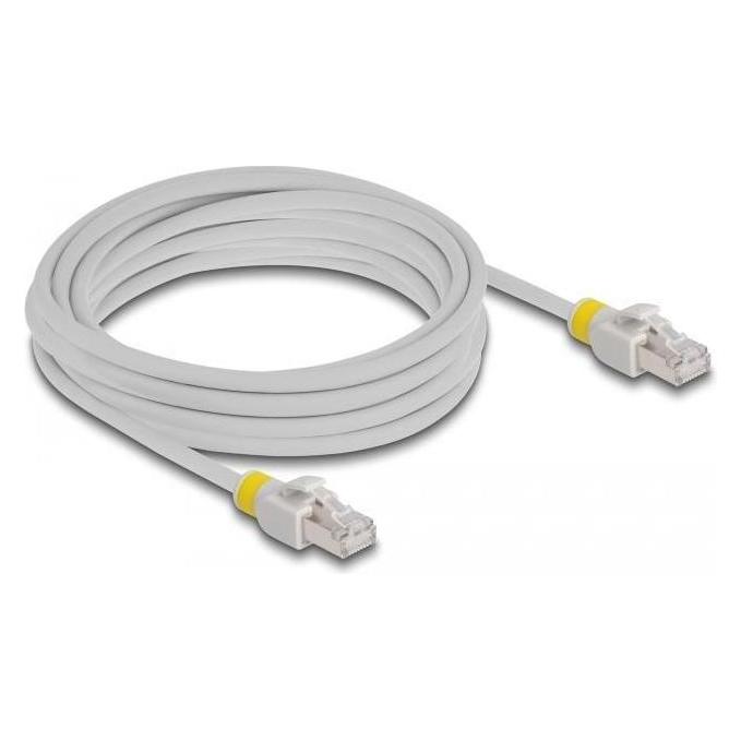 Delock Netzwerkkabel RJ45 Cat.6A S/FTP mit farbigen Clips 5 m (S/FTP, CAT6a, 5 m) (80121)