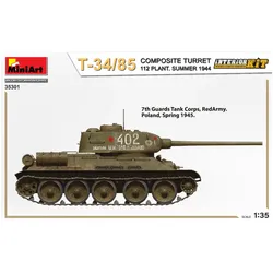 Mini art T-34-85 Composite Turret. 112 Plant. Summer 1944 Interior Kit