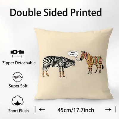 Perfect Picks Market "Luxury Plush Double Sided Throw Pillow Cover For Sofa And Bedroom Decor z3 17.72"" 17.72"" Inches"