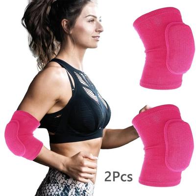 Uplifted Finds Unisex Thickened Sponge Sports Cushioning Elbow Pads rose Red m