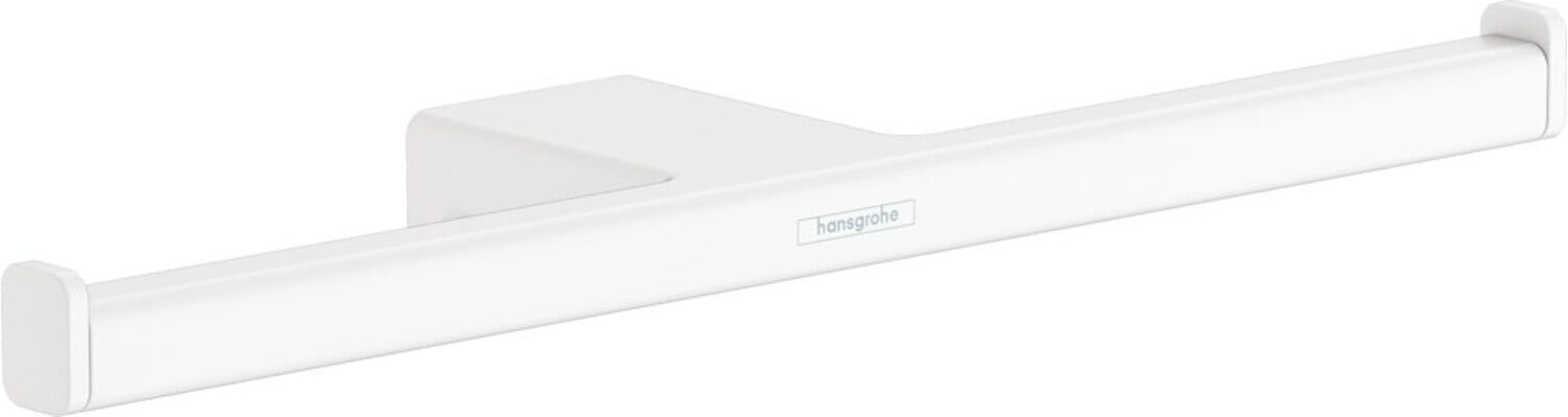 Hansgrohe Papierrollenhalter AddStoris doppelt, Wandmontage, Metall, mattweiß (41748700)