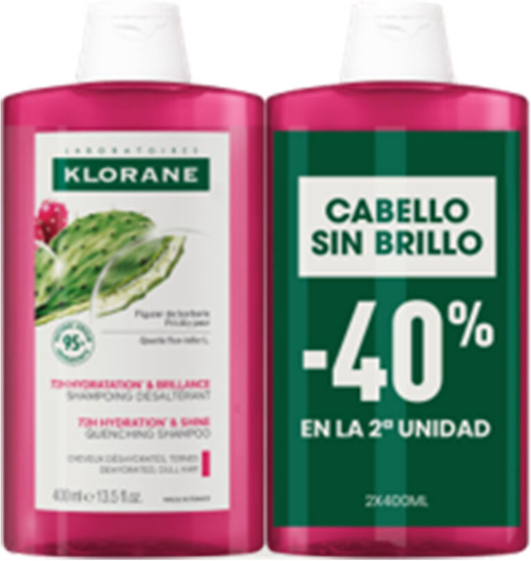 Klorane Barbaria Fig shampoo embalagem 2 x 400 ml
