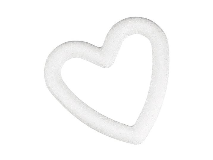Rayher Styropor-Herz Durchbrochen 15 cm