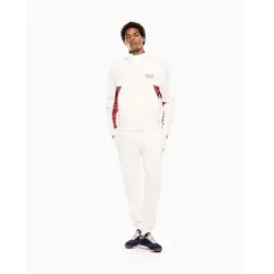 EA7 für Herren. 7M001611_AF12451 Sommer Block Set Weiß (M), Lässig, Sportlich, Baumwolle, Sportbekleidung, Multisport, Langarm
