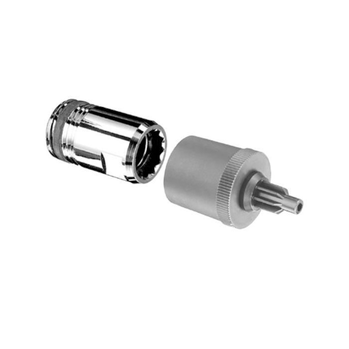 Schell Quick Adapter 007000699 Schaftlänge 35 mm, ASAG easy, Stecktechnik, verchromt