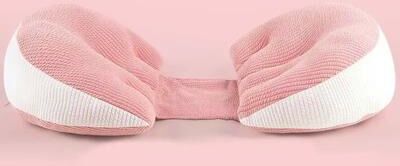 Inspired Finds Multi Function U Shape Pregnancy Support Pillow For Side Sleeping Comfort pink