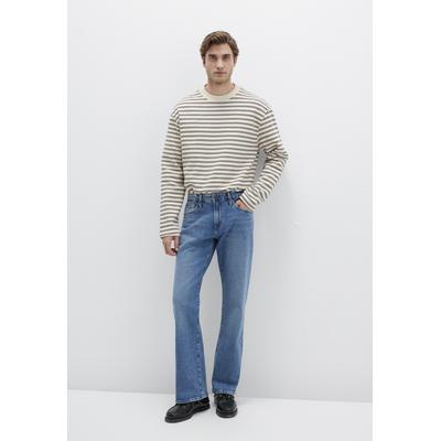 Bootcut-Jeans MAVI "JOSH", Herren, Gr. 30, Länge 30, blau (schwarz brushed classic denim), 99% Baumwolle, 1% Elasthan, normal normal, Jeans, Bootcut Jeans