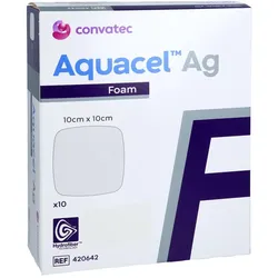 Aquacel Ag Foam Nadh 10x10