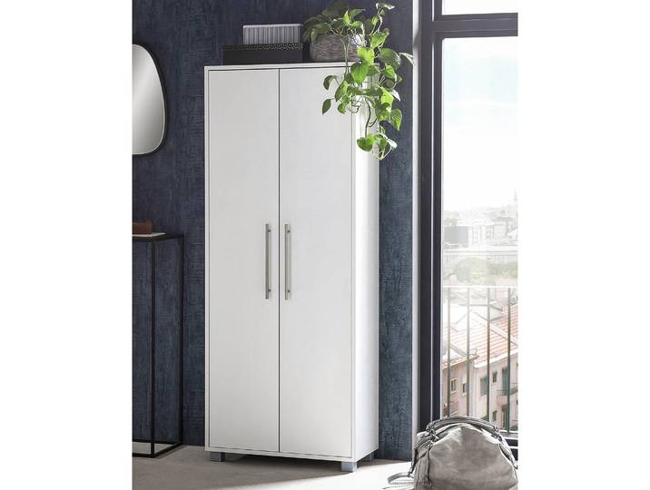 Armoire à chaussures 65 x 164 x 30cm Blanc