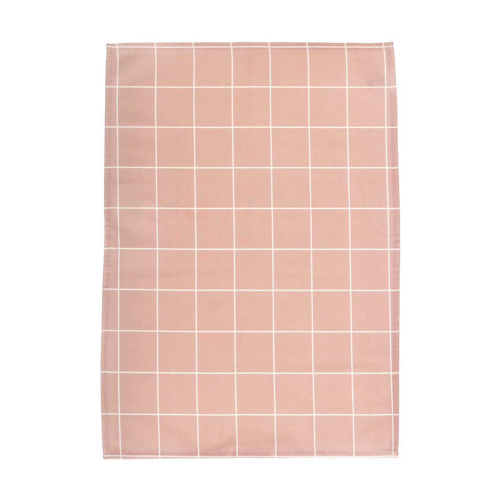 Muurla Checks & Stripes keukendoek Roze 50 x 70 cm