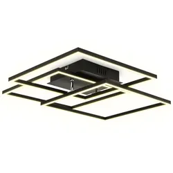 LED Wand- und Deckenleuchte,schwarz,LED/40W
