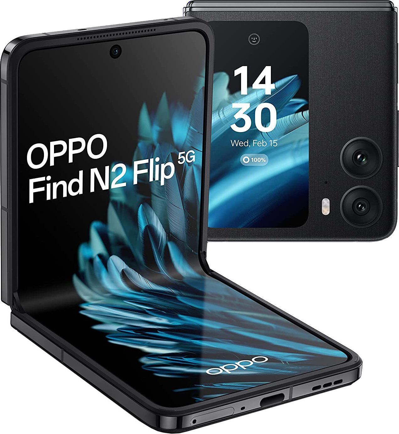 Oppo Find N2 Flip   8 GB   256 GB   Dual-SIM   Noir Astral - Refurbished