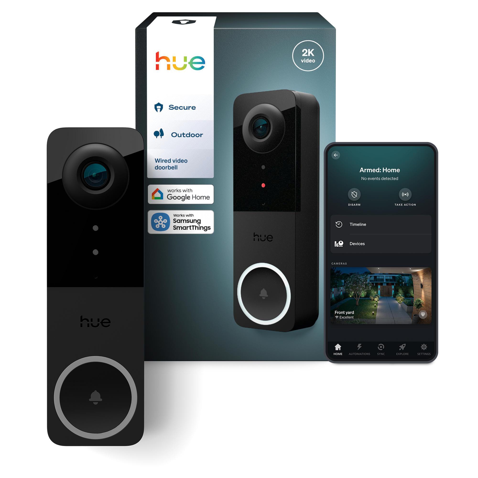 Philips Hue Secure Kabelgebundene Türklingelkamera 34220000