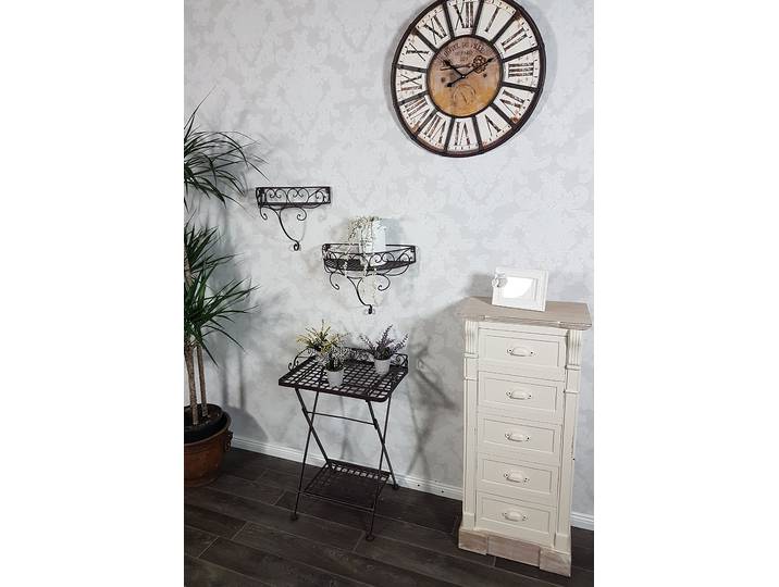 Horloge murale Hotel Fer laqué 58 x 58 x 4cm Marron