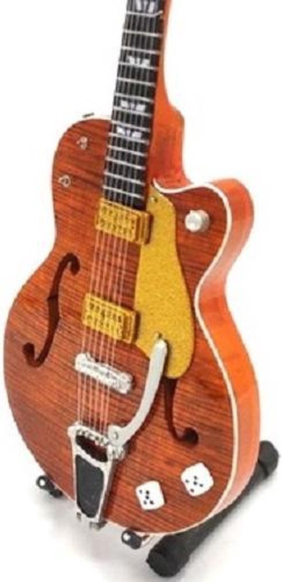 Miniatuur replica Gretsch G6120 gitaar - Brian Setzer