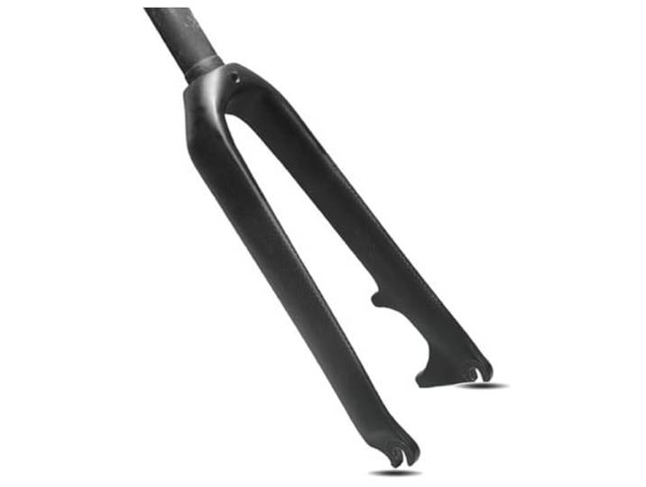 FKXSXAZ Starre Carbon-Gabel 20 BMX-Fahrradgabel 451 1-1/8 gerades Rohr Scheibenbremse hart 9 * 100 mm Schnellspanner