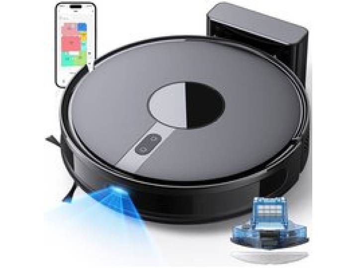 Lubluelu B40 Robot Aspirateur Laveur 7500Pa 180 Min dAutonomie Contrôle par APP 34 Zones Interdites