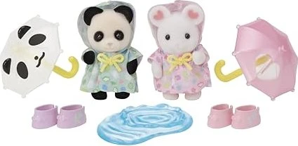 Sylvanian Families Baby Duo Spaziergang im Regen