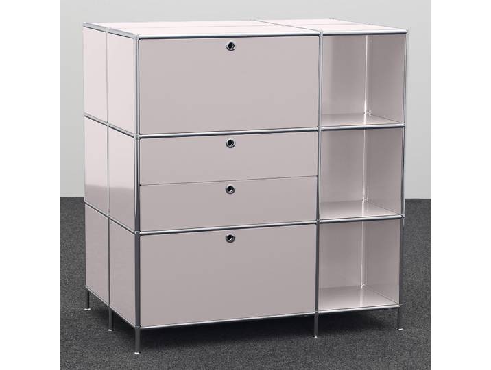 Highboard System4 114.0 x 77.0 cm, Beige, Neu - Ideal für zeitloses Design