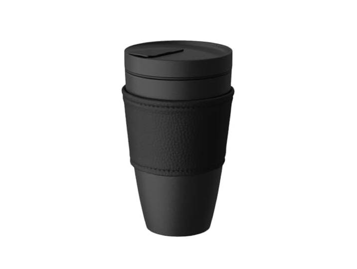 Villeroy & Boch Manufacture Rock Mug Coffee To Go\, Porcelaine Premium\, 350 ml\, Noir Mat 10-4868-9358