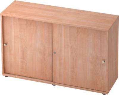 Schiebetürenschrank TOPAS LINE, 2 OH, Nussbaum/Nussbaum