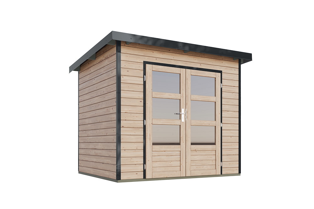 KARIBUHOLZT GH Pluto 2 A natur 244x204x230 anthrazit 16988324